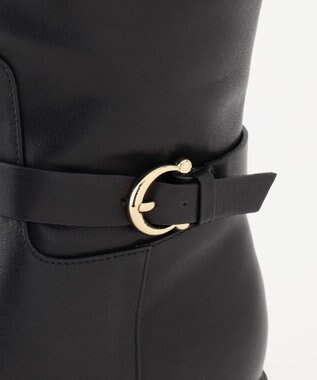 J.PRESS LADIES ベルト ロング ブーツ ブラック系