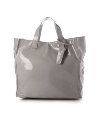 UNBILLION カシュカシュ cachecache / ソフトエナメルスクエア手提げトート