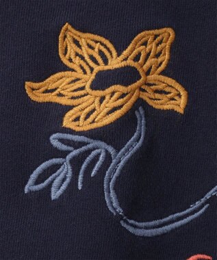 Paul Smith フラワー ステッチ スウェット ネイビー