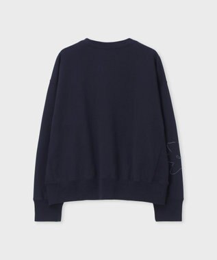 Paul Smith フラワー ステッチ スウェット ネイビー