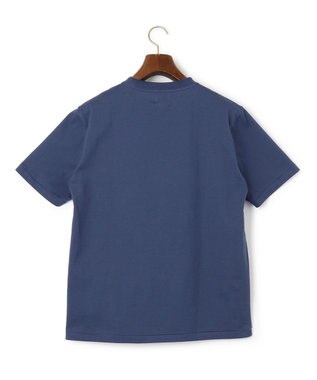 J.PRESS MEN 【UNISEX】ファブリックワッペン バックブルTシャツ ダルブルー系