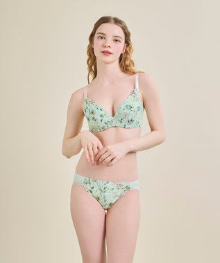 une nana cool レースショーツ MADE WITH LIBERTY FABRIC クリアグリーン