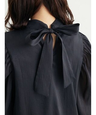 Green Parks ・ＥＬＥＮＣＡＲＥ　ＤＵＥ　バックリボンブラウス Black