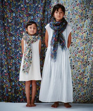 muto スティグリンドベリ ハーバリウム シルクカシミヤストール lindberg navy