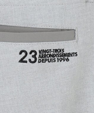 23区GOLF 【MEN】【ストレッチ】サイドライン入りストレートパンツ ライトグレー系