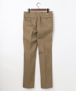 JOSEPH ABBOUD 【ウエストも伸びる】オーガニックストレッチピケ パンツ ベージュ系