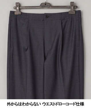 GOTAIRIKU カジュアルセットアップ対応【洗える/ストレッチ】YUNSA リラックストラウザーズ グレー系