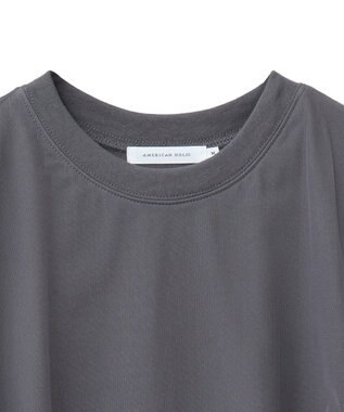 AMERICAN HOLIC チュールレイヤードドロストトップス Charcoal Gray