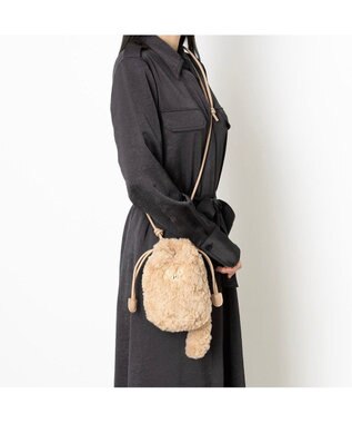 ANNA SUI TITI＆フレンズ ミニショルダーバッグ キャメル