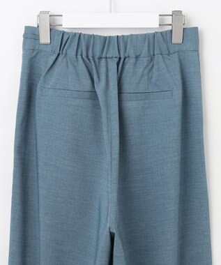 Feroux 【洗える】セミワイド パンツ ネイビー系
