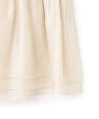 23区 【WEB&一部店舗限定カラーあり】オーガンジービスチェコンビ カットソー ベージュ系