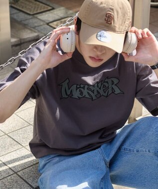 WEGO 【ユニセックス着用ITEM】ワッペンロゴドロストBIG　T（SS） スミクロ