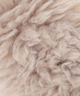 TOCCA 【ブローチ取り外し可】VELVET RIBBON FURTIPPET ティペット ベージュ系