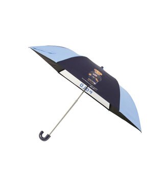 MOONBAT 【キッズ】POLO RALPH LAUREN(ポロ ラルフローレン) ポロベア 晴雨兼用 折りたたみ傘 カラーコンビ ビニール窓 サックスブルー