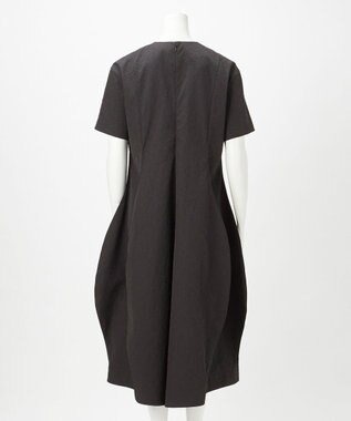 23区 S 【R(アール)】フラワーフクレジャガード ワンピース ブラック系