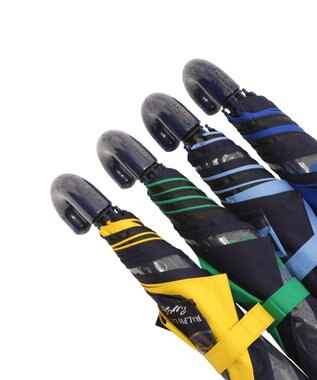 MOONBAT 【キッズ】POLO RALPH LAUREN(ポロ ラルフローレン) ポロベア 晴雨兼用 折りたたみ傘 カラーコンビ ビニール窓 サックスブルー