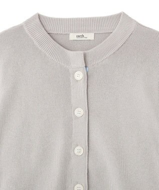 earth music&ecology フェイクレイヤードカーディガン Light Gray