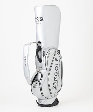 23区GOLF 【UNISEX】セルフスタンドバッグ内蔵キャディバッグ シルバー系