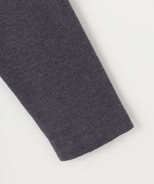 Feroux 【洗える】チュールコンビ プルオーバーニット ブラック系