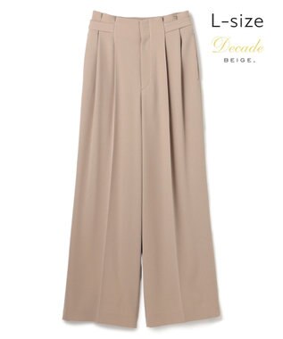 BEIGE， 【Lsize・セットアップ対応】CINDY / ハイウエストパンツ