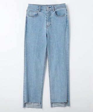 NAVE 【ReNAVE　洗える】ストレッチデニム スカイブルー