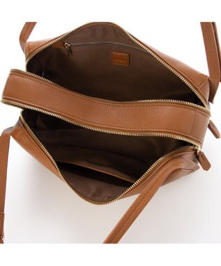 UNBILLION カカトゥ kakatoo / ダブルファスナーセミショルダー ブラウン