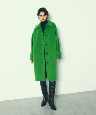 GRACE CONTINENTAL リバーコート グリーン