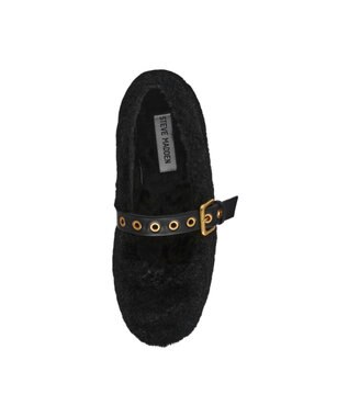 STEVE MADDEN TOASTY ファーメリージェーン ブラック