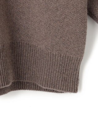BEIGE， 【洗える】SEDONA / ウールカシミヤフーディーニット Taupe