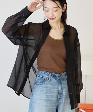 AMERICAN HOLIC 2点セット レイヤードタンクトップ Brown