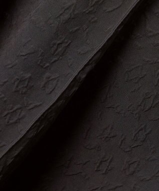 23区 S 【R(アール)】フラワーフクレジャガード ワンピース ブラック系