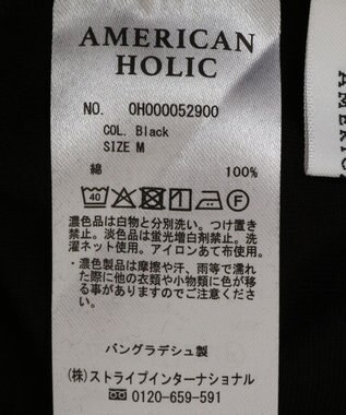 AMERICAN HOLIC 2点セット レイヤードタンクトップ Black