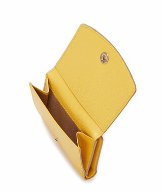 TOPKAPI 【TOPKAPI】COLORATO コロラート 角シボ型押し  二つ折り 財布 イエロー