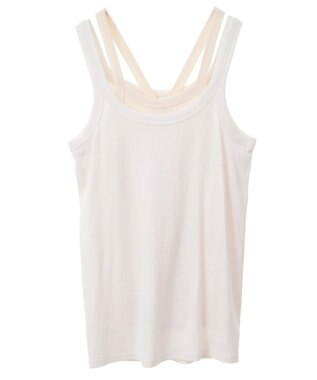 AMERICAN HOLIC 2点セット レイヤードタンクトップ Ivory