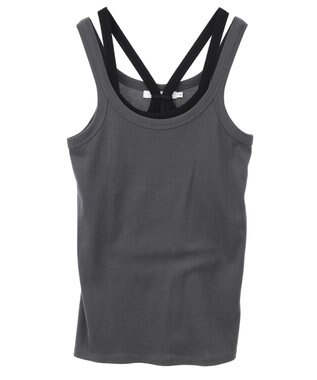 AMERICAN HOLIC 2点セット レイヤードタンクトップ Black