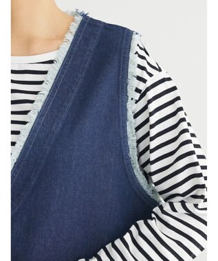 Green Parks Ｖネックフリンジベスト One Wash