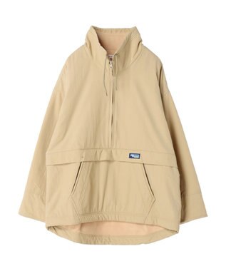 CRAFT STANDARD BOUTIQUE ナイロン×裏フリースアノラックブルゾンＬ／Ｓ Beige