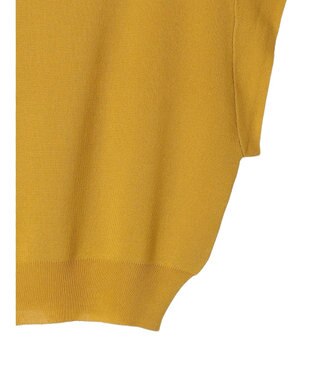 Green Parks 推しニット　フレンチスリーブニットプルオーバー Yellow