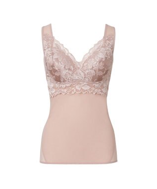 BRADELIS New York 【BRADELIS NewYork peace】ハートフルカップカシュクールブラキャミソール23 新作 ローズベージュ