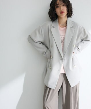 Green Parks ＢＰ　フェミニンロゴレギュラーＴシャツ Pink