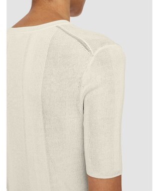 JOSEPH クリスピーレーヨン　ショートスリーブニット Ivory
