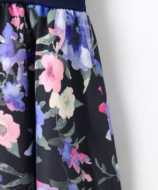 自由区 【カトリエムブーケ】Bouquet フラワーコンビドレス ブルーグレー系