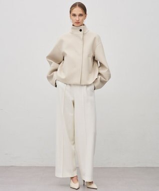 uncrave パディング×ボンディングコンビ コート エクリュ