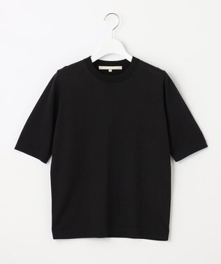 自由区 【XSサイズ～/洗える/セット着用可】シャインハイゲージ プルオーバーニット ネイビー系