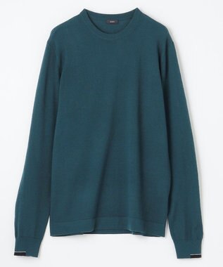JOSEPH HOMME エッセンシャルメリノ　クルーネック ピーコックグリーン系