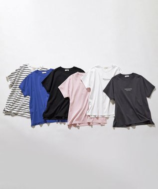 ANY SIS 【美ライン大人T】半袖 Tシャツ スレートロゴ