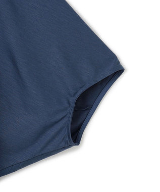 ICB L 【接触冷感・速乾・洗える】Ly.Coハイゲージ ドルマンスリーブプルオーバー ブルーグレー系