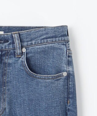 NAVE 【ReNAVE　洗える】ストレッチデニム ブルー