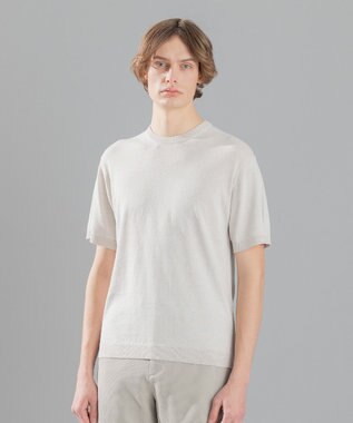 JOSEPH HOMME リネンナイロンプレーン　半袖クルーネックニット