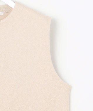 自由区 【カタログ掲載】ループボンディングニット ベスト ベージュ